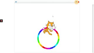 Scratch Tutorial  Drawing a colourful circle in Scratch [upl. by Germaine]