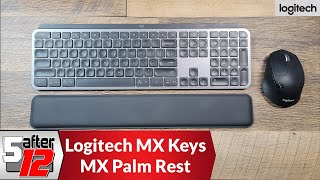 Logitech MX Keys  MX Palm Rest  Unboxing and pairing [upl. by Anividul]