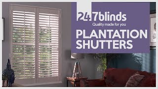 Plantation Shutters  247 Blinds [upl. by Vange]