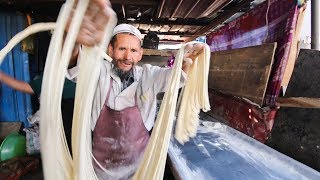 Incredibly RARE Muslim Street Food in DEEP China  SILK ROAD Street Food Series [upl. by Etnovahs]