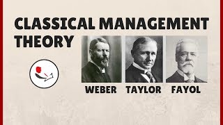 Classical Management Theory [upl. by Filahk]