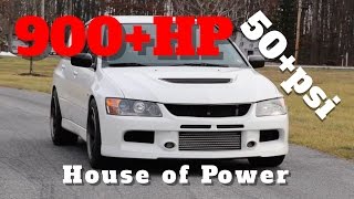 House of Power 900hp 55psi EVO 9 [upl. by Neelra522]