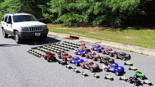 How Many Toy Cars Does It Take To Pull A Real Car [upl. by Lowis921]