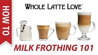 Milk Frothing for Beginners [upl. by Faust486]