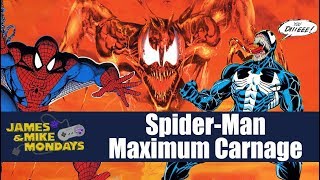 SpiderMan and Venom Maximum Carnage SNES James amp Mike Mondays [upl. by Zeculon]