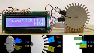 Rotary encoder  sensor arrangement [upl. by Blank]