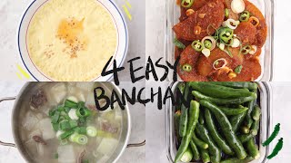 4 Easy Korean Banchan Korean Side Dish Korean Recipe Easy Korean Cooking4가지 쉬운 반찬 만들기  SOULFOOD [upl. by Ralyks]