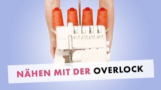 Erste Schritte an der Overlock [upl. by Groscr]