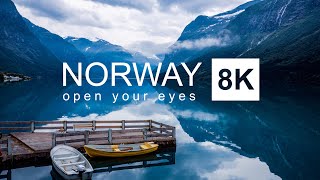 Norway in 8K ULTRA HD HDR  Most peaceful Country in the World 60 FPS [upl. by Anaujahs388]