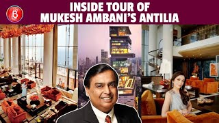 Inside Tour Of Mukesh Ambanis Massive BillionDollar House Antilia [upl. by Madeline403]