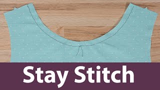 How to Sew a Stay Stitch  Updated [upl. by Eletnahc394]