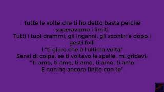 CRUDELIA  I Nervi Marracash Lyrics [upl. by Atsirtal760]