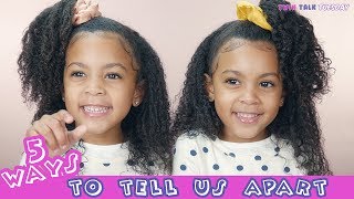 5 Ways To Tell Twins Apart [upl. by Aihsram]