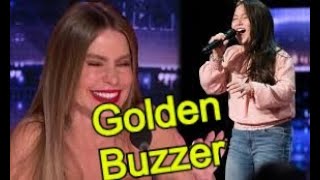 10YearOld Roberta Battaglia Sings Lady Gagas quotShallowquot  AGT 2020  Golden Buzzer [upl. by Heilner627]