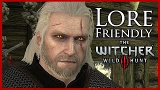 Witcher 3 LoreFriendly Witchers Mod  Cat Eyes White Eyebrows [upl. by Bodrogi]