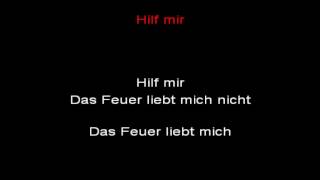 Rammstein  Hilf Mir instrumental with lyrics [upl. by Yetah]