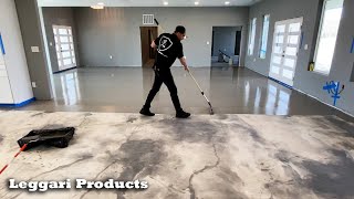 How To Install Epoxy Floors In A 2000 sq ft Home  Step By step Explained  PART 1 [upl. by Aneras703]