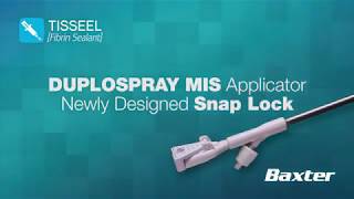 TISSEEL Fibrin Sealant DUPLOSPRAY MIS Applicator [upl. by Leroj643]