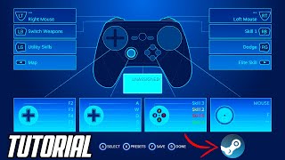 How To Use A Controller On ANY STEAM PC Game Tutorial Xbox PS4 Steam Controller [upl. by Hannej]