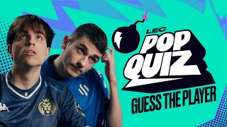 Guess The Player  LEC Pop Quiz  Spring 2024 [upl. by Mairb656]