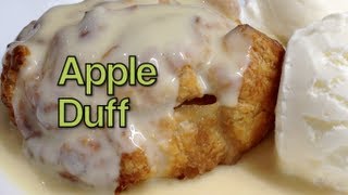 Apple Duff Irish Dessert Video Recipe cheekyricho [upl. by Hildy]