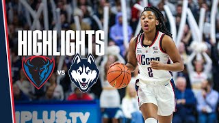 HIGHLIGHTS  UConn Womens Basketball vs DePaul [upl. by Silden311]