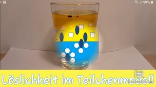 Löslichkeit im Teilchenmodell Homeschooling [upl. by Virge]