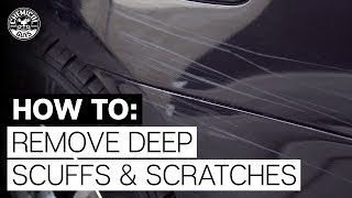 How To Take Off Paint Scuffs amp Scratches  Chemical Guys [upl. by Kcirredal]