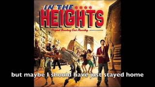 Breathe  In the Heights with lyrics [upl. by Meluhs]