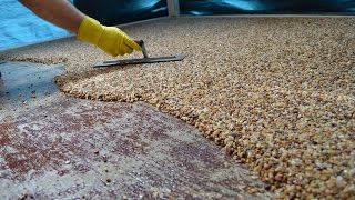 HowTo Install Epoxy Natural Stone Flooring [upl. by Legge]