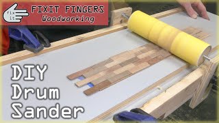 DIY Drill Powered Drum Sander Jig [upl. by Anwahs]