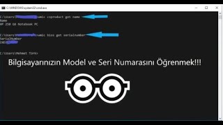 Bilgisayarın Modelini ve Seri Numarasını Programsız öğrenmenin en kısayolu😮 [upl. by Kare450]