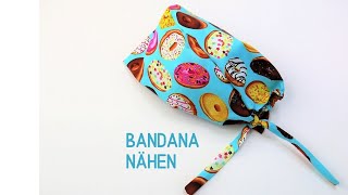 Bandana nähen Anleitung inkl GratisSchnittmuster [upl. by Paulette]