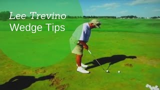 Lee Trevino GREATEST Wedge Play Tips [upl. by Joletta]