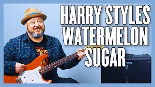 Harry Styles Watermelon Sugar Guitar Lesson  Tutorial [upl. by Leiba700]