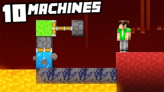 10 Useful Redstone Machines That ANYONE Can Make in Minecraft [upl. by Radcliffe]