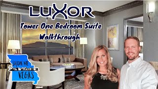 Luxor Las Vegas  Tower One Bedroom Suite Walkthrough  Haunted Hotel [upl. by Forster399]