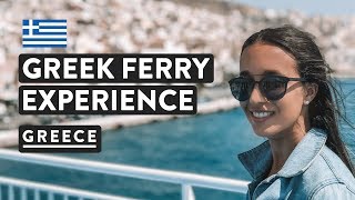 GREEK FERRIES  PRICES amp SEATS  Athens to Mykonos Hellenic Seaways  Greece Travel Vlog [upl. by Yi]