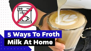 How To Froth Milk At Home Best Milk Frothers Review [upl. by Herzen]