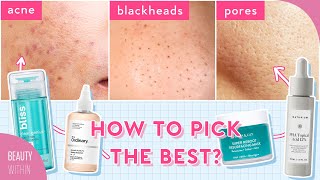 AHA BHA PHA How to Use Chemical Exfoliants For Acne Hyperpigmentation amp Large Pores amp More [upl. by Eceerahs]