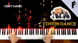 Coffin Dance Piano Tutorial  EASY to VERY HARD [upl. by Acimehs]