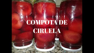 COMPOTA DE CIRUELA RECETA FÁCIL [upl. by Cleti]