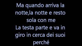 Arisa  La notte  Con Testo Lyrics [upl. by Robb345]