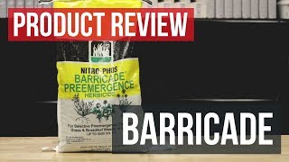 Barricade PreEmergent Herbicide Product Review [upl. by Ahsayn]