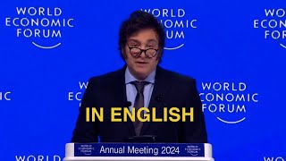 Javier Milei Blasts WEF Davos  Full speech [upl. by Hickey192]