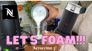 How To Foam Milk With Aeroccino 3 Make Coffee With Foam Tips amp Tricks  Easy Foamed Latte Recipe [upl. by Crowley866]