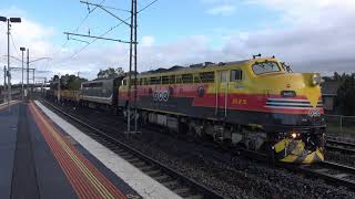 Old Locomotives 50 Year Old Diesel Locos Hauling Mainline Freight Trains  SSR Australia [upl. by Marga803]