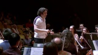 Gustavo Dudamel conducts a rehearsal with the UC Berkeley Symphony Orchestra [upl. by Mansfield]