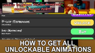 how to get ALL unlockable animations in funky friday [upl. by Ytirahs381]