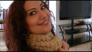 How To Crochet A Round Scarf Step By StepTutorial [upl. by Viveca]